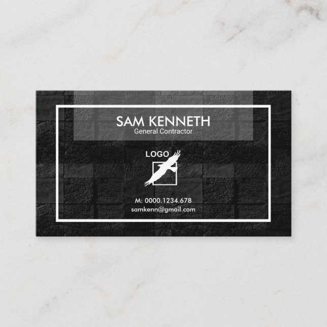 Kreativer stilvoller gesägter visitenkarte (Vorderseite)