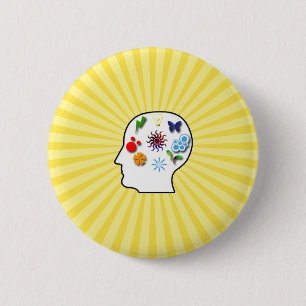 Kreativer Verstand Button