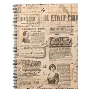 Kreativer Vintager Hintergrund. Papierstruktur. Notizblock