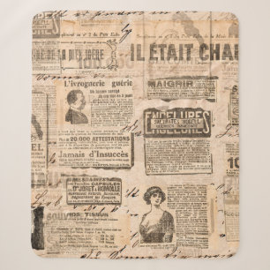 Kreativer Vintager Hintergrund. Papierstruktur. Sherpadecke