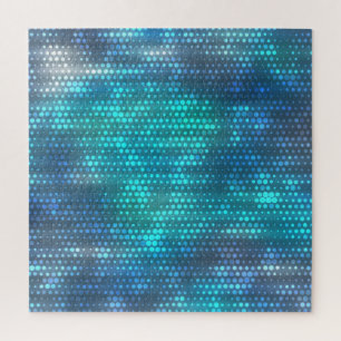 Kreatives, abstrakt-blaues Hintergrunddesign.