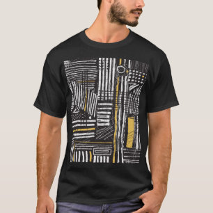 Kreatives abstraktes nahtloses Muster: künstlerisc T-Shirt