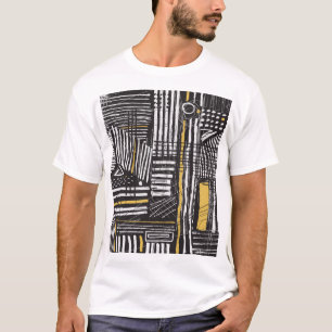 Kreatives abstraktes nahtloses Muster: künstlerisc T-Shirt