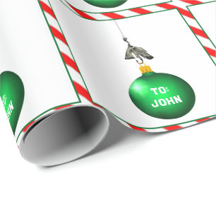 Kreatives Angel-Weihnachtsgeschenk Geschenkpapier