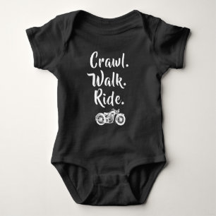 Kreatives Babymotorrad Onsie Baby Strampler