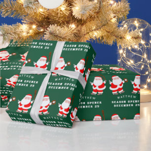 Kreatives Baseball-Weihnachtsgeschenk Geschenkpapier
