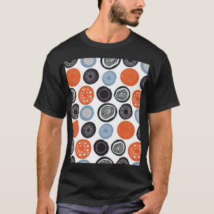 Kreatives, buntes geometrisches Kreismuster. T-Shirt