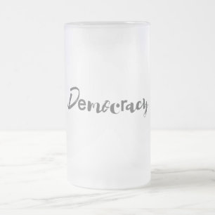 Kreatives, cooles, modernes, spielerisches Design Mattglas Bierglas