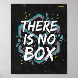 Kreatives Denken - Es Gibt Keine Box Poster