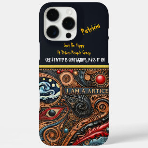 Kreatives Design mit lebhaften Farben iPhone 16 Pro Max Hülle