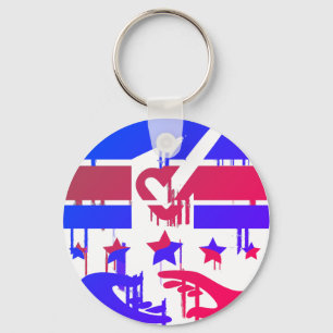 Kreatives Emblem der Ermächtigung und Repräsentati Schlüsselanhänger