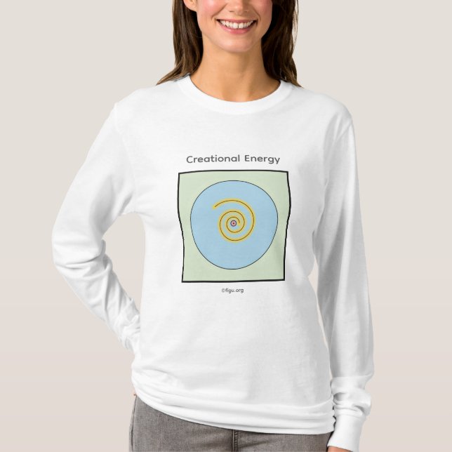 Kreatives Energiemodell T-Shirt (Vorderseite)