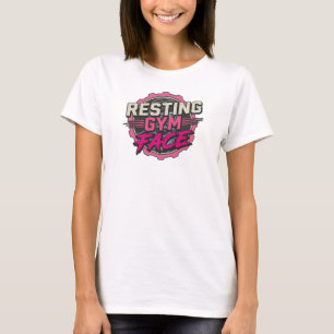 Kreatives ENTSPANNTES FITNESSSTUDIO-GESICHT Origin T-Shirt