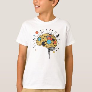 Kreatives Gehirn Abstrakte Geistige Gesundheit Ill T-Shirt