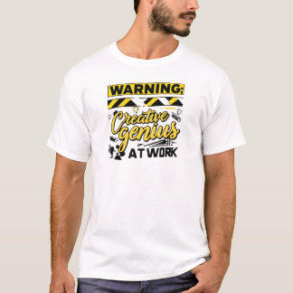 Kreatives Genie am Arbeitsplatz Funny Design T-Shirt