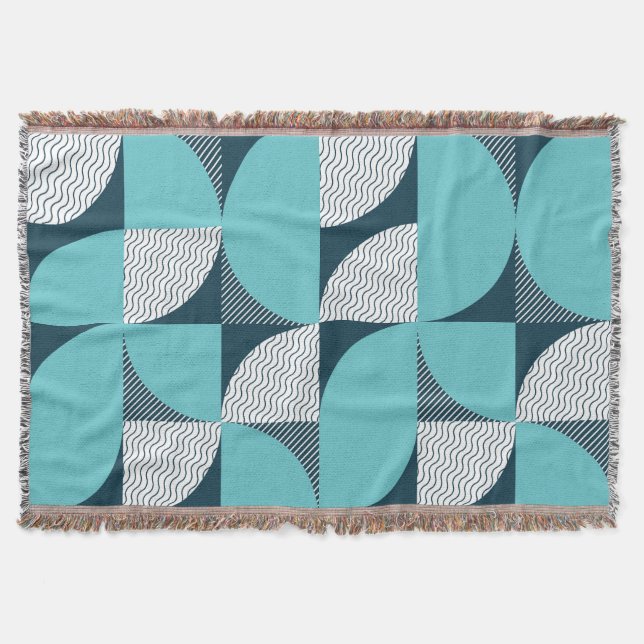 Kreatives geometrisches Muster Decke (Vorderseite)