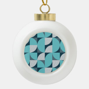 Kreatives geometrisches Muster Keramik Kugel-Ornament