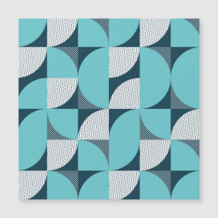 Kreatives geometrisches Muster Magnetkarte