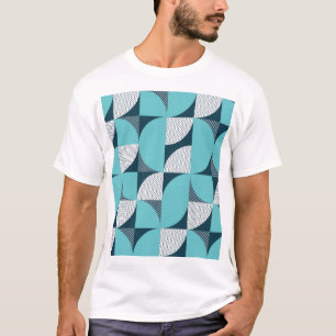 Kreatives geometrisches Muster T-Shirt