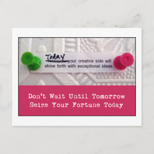 Kreatives Glück Postkarte