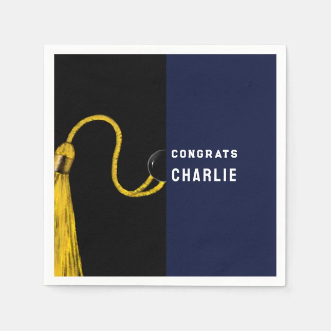 Kreatives Graduierungspapier Serviette (Vorderseite)