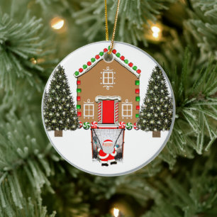 Kreatives Lacrosse-Sammelobjekt Keramik Ornament