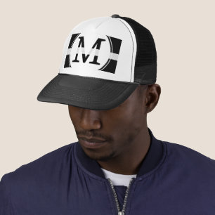 Kreatives M Initial Grafik Fresh Streetwear Männer Truckerkappe