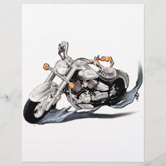Kreatives Motorrad Flyer (Vorne)