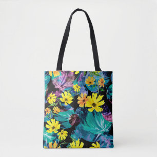 Kreatives, nahtloses Aquarellmuster von Pflanze, E Tasche