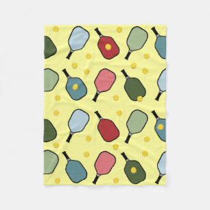 Kreatives Pickleball Fleecedecke