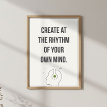 Kreatives Studio-Wandkunst. Minimaler Inspiration