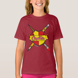 Kreatives Wappen T-Shirt