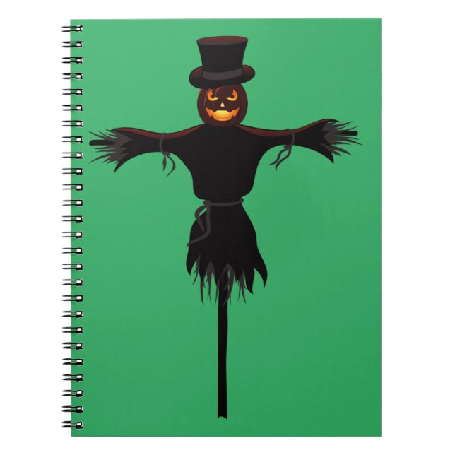 Kreativität: Halloween Spiral Foto Notizblock (Vorderseite)