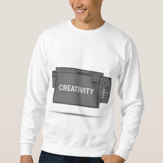 KREATIVITÄT - Inspiriertes Design der Fotoshop-Sch Sweatshirt (Vorderseite)