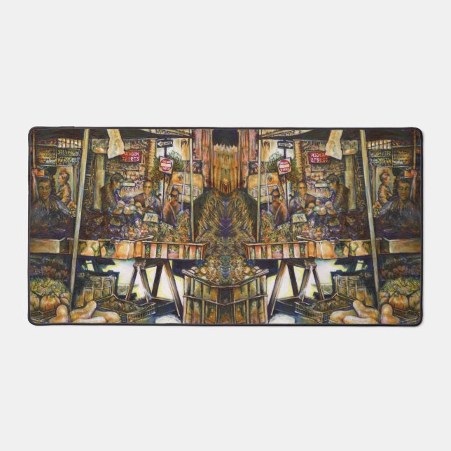 Kreativität macht alles glänzend schreibtischunterlage (Vorderseite)