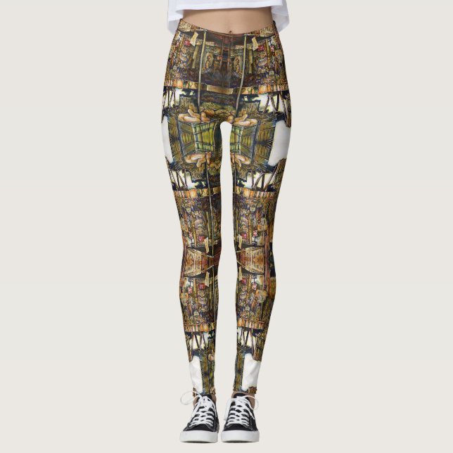 Kreativität macht alles heller leggings (Vorderseite)