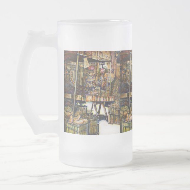 Kreativität macht alles heller mattglas bierglas (Links)