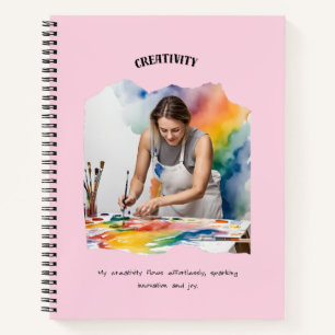 Kreativität Positive Bejahung Notizbuch