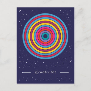 Kreativität Postkarte