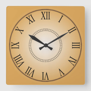 Kreativität römische Zahl Quadratische Wanduhr