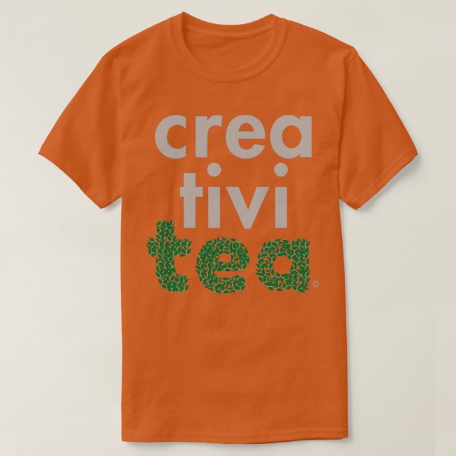 Kreativität Tea Liebhaber von Grau T-Shirt (Design vorne)