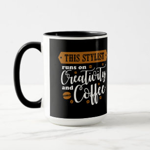 Kreativität und Kaffee Tasse
