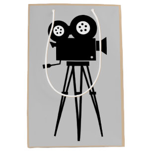KREATIVKAMERA UND TRIPOD-DESIGN MITTLERE GESCHENKTÜTE