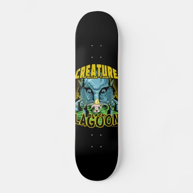 Kreatur aus der schwarzen Lagune Skateboard (Vorderseite)