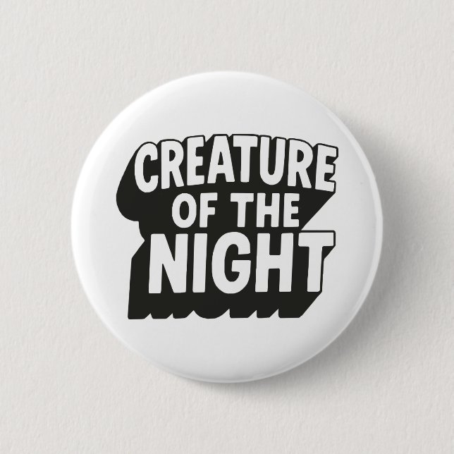 Kreatur der Nacht Button (Vorderseite)