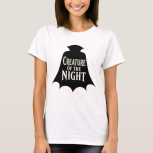 Kreatur der Nacht-Gotik-Vampir-Umhang-Design T-Shirt