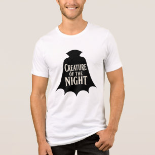 Kreatur der Nacht-Gotik-Vampir-Umhang-Design Tri-Blend Shirt