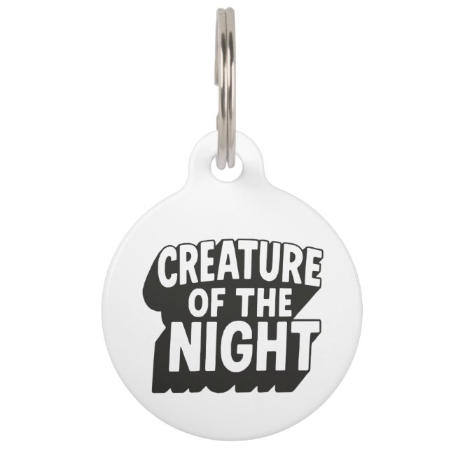 Kreatur der Nacht Haustiermarke (Vorderseite)