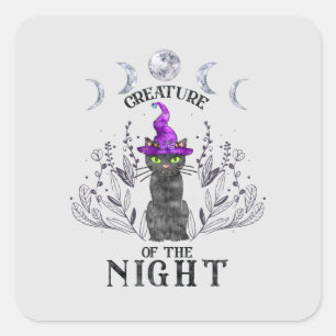 Kreatur der Nacht Quadratischer Aufkleber