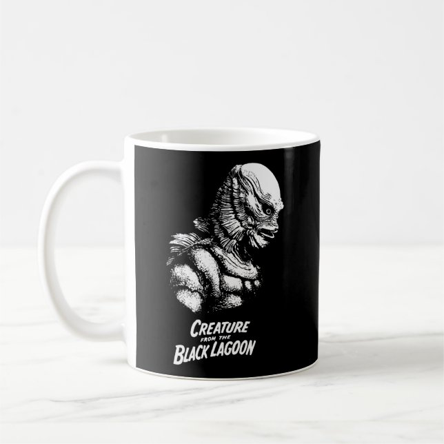 Kreatur des Schwarzen Lagunen-Horrors Kaffeetasse (Links)